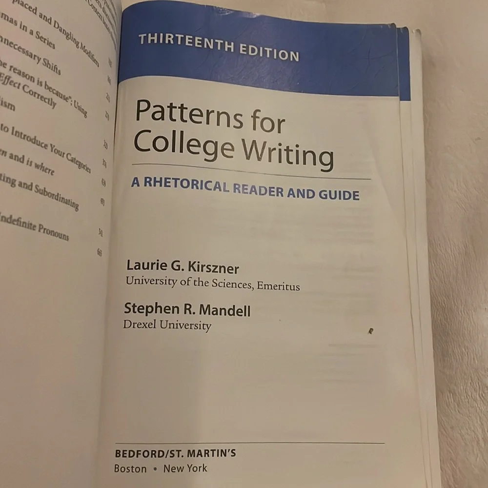 patterns for college writing textbook - Picture 3 of 4